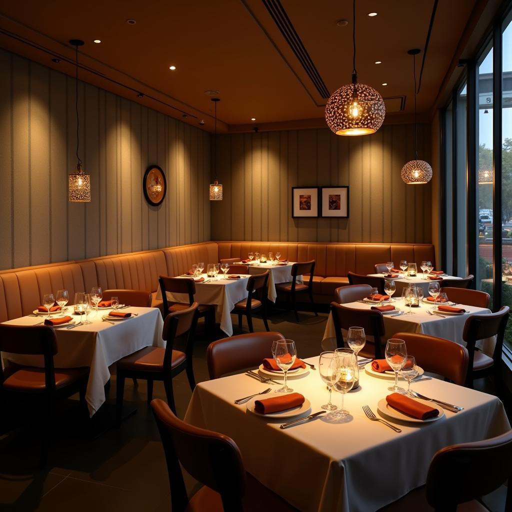 Nhà hàng Evett Seoul trang trí ấm cúng