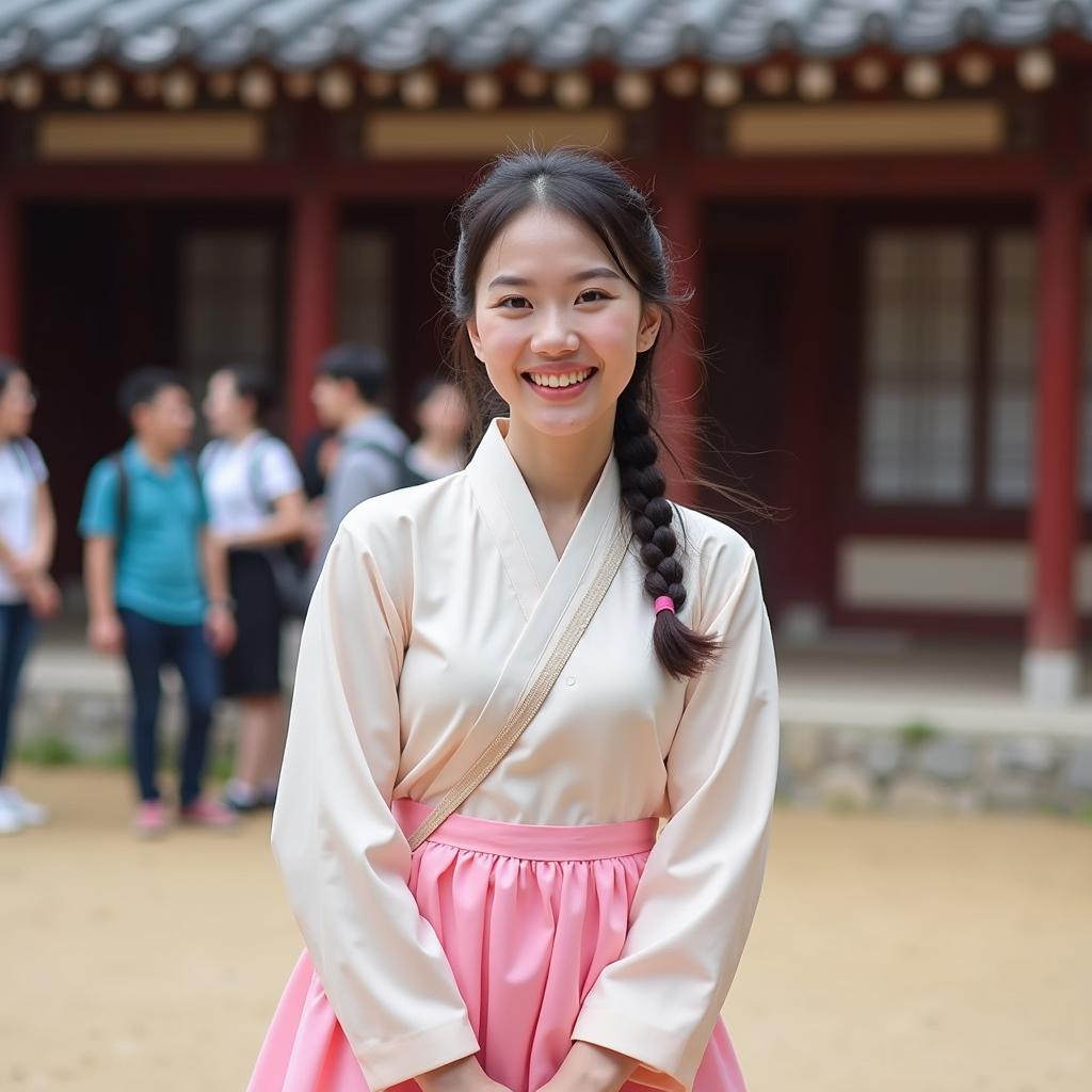 hanbok cach tan di lang co bukchon hanok dep nhat