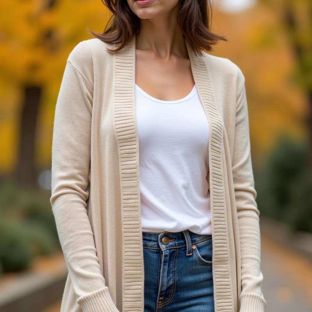 Ao khoác mỏng phù hợp du lịch Hàn Quốc tháng 9