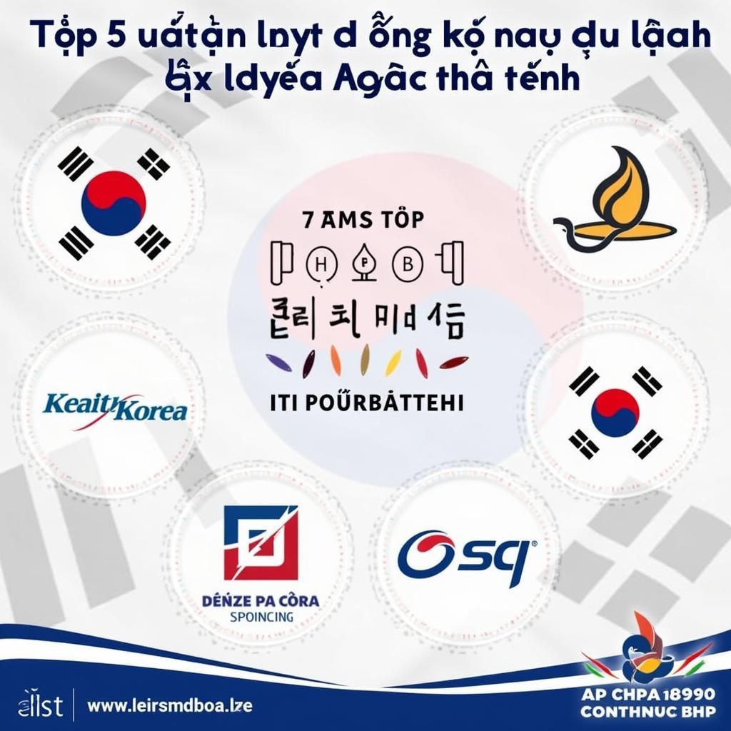 Danh sách các công ty du lịch uy tín hàng đầu được chính phủ Hàn Quốc chỉ định