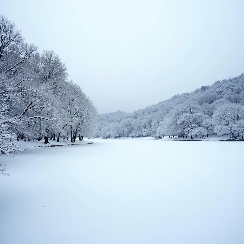 Đảo Nami mùa đông Hàn Quốc