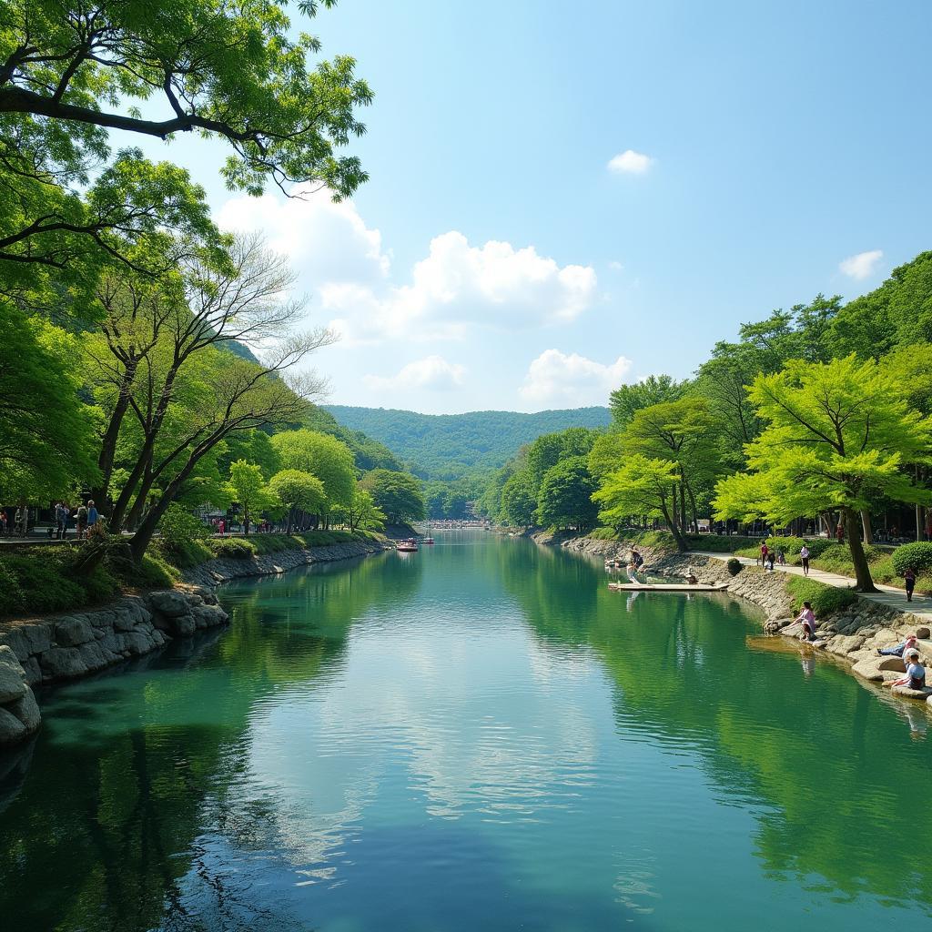 dao Nami tháng 5 mùa xuân