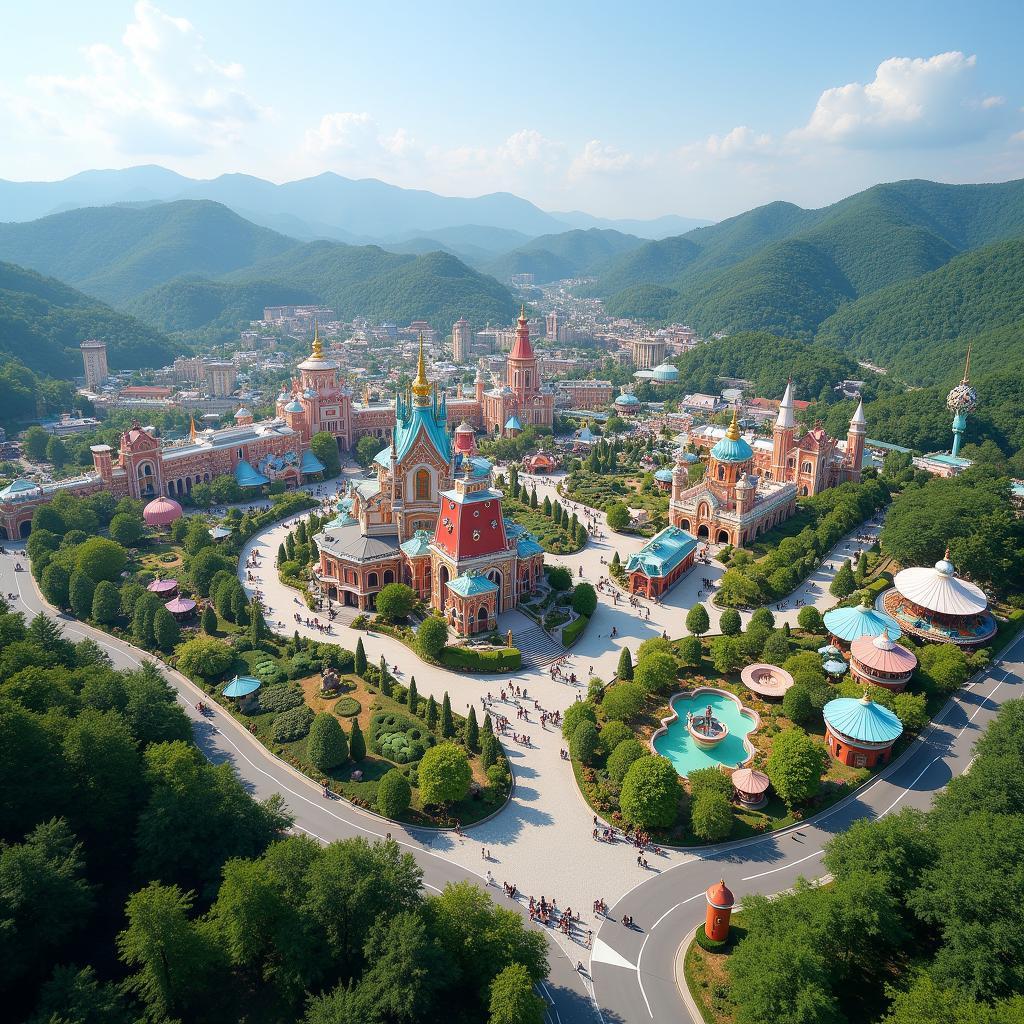 everland cong vien giai tri Han Quoc