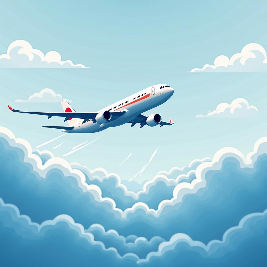 may bay tu nhat ban den han quoc thoi gian bay