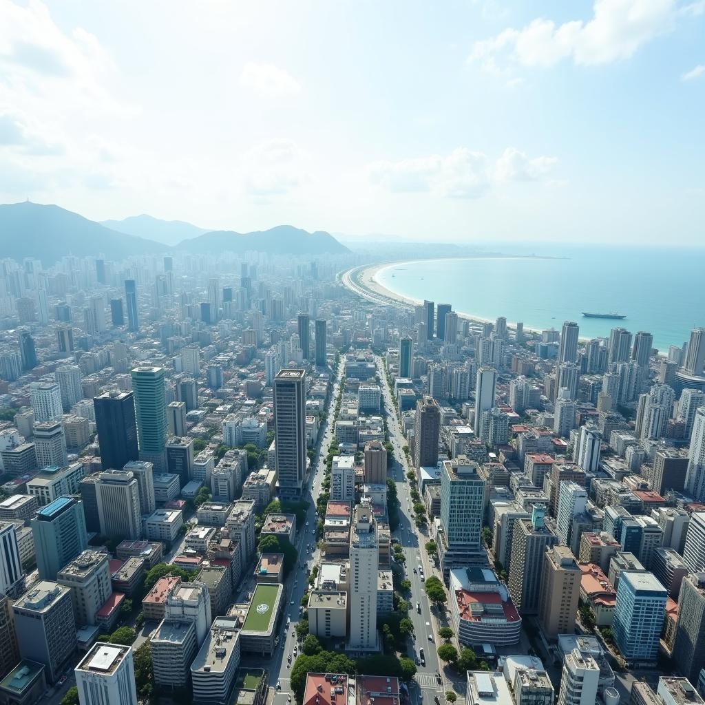 Tháp Busan với tầm nhìn toàn cảnh thành phố biển Busan