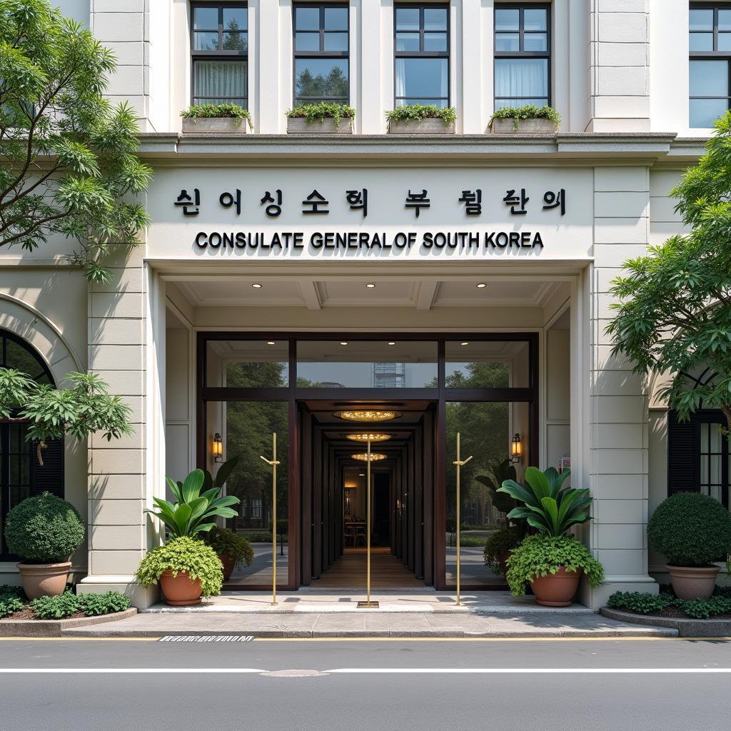 Tong Lanh su quan Han Quoc Ho Chi Minh