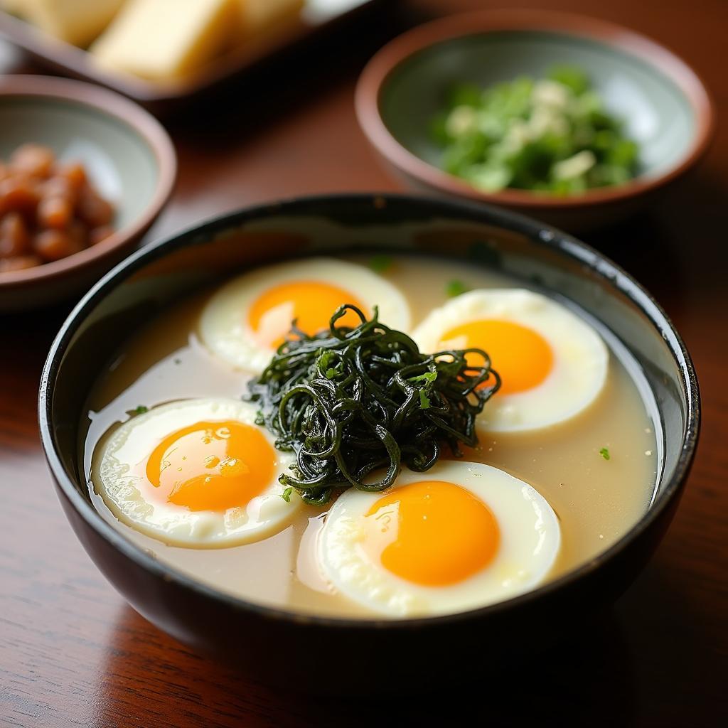 Tteokguk - Canh bánh gạo truyền thống của Hàn Quốc vào dịp Tết